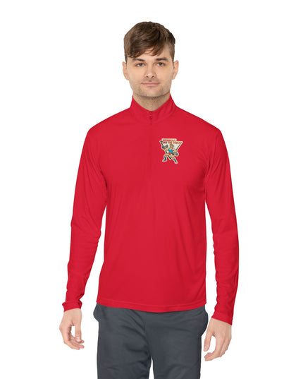 The 'Workout Like The 1980s' Muscle Man Quarter-Zip Pullover
