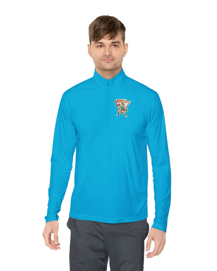 The 'Workout Like The 1980s' Muscle Man Quarter-Zip Pullover