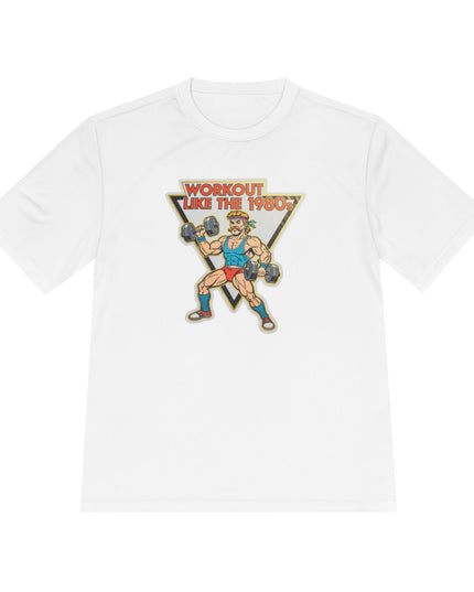 The 'Workout Like The 1980s' Muscle Man Workout Shirt