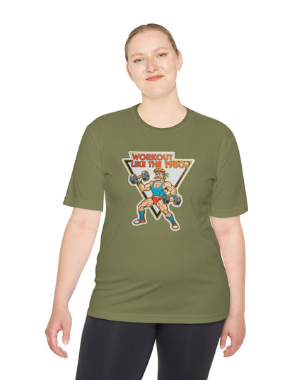 The 'Workout Like The 1980s' Muscle Man Workout Shirt