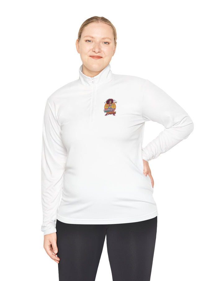 The 'Workout Like The 1980s' Workout Girl Quarter-Zip Pullover