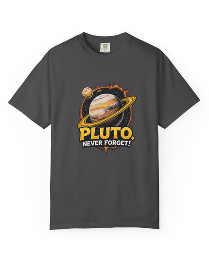 The 'Pluto, Never Forget!' Cart  Unisex Garment-Dyed T-shirt