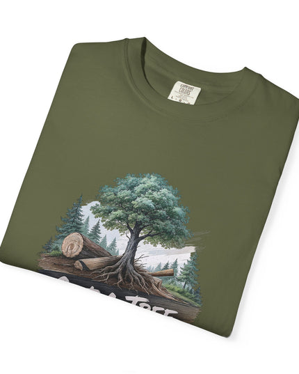 The 'Save The Trees!'  Cut 1 Plant 3 Unisex Garment-Dyed T-shirt