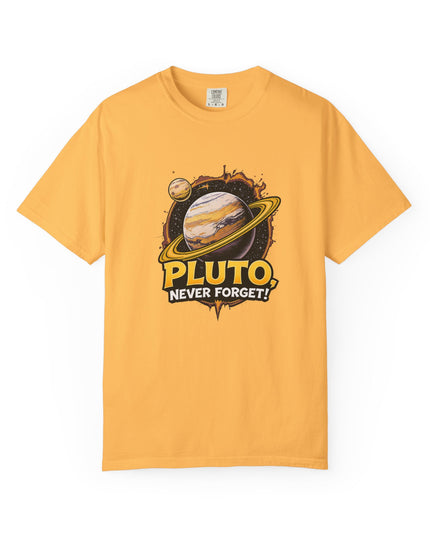 The 'Pluto, Never Forget!' Cart  Unisex Garment-Dyed T-shirt