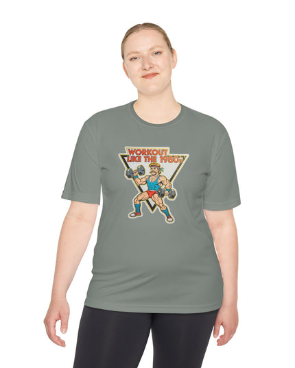 The 'Workout Like The 1980s' Muscle Man Workout Shirt