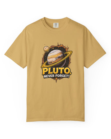 The 'Pluto, Never Forget!' Cart  Unisex Garment-Dyed T-shirt