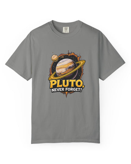 The 'Pluto, Never Forget!' Cart  Unisex Garment-Dyed T-shirt