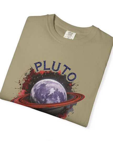 The 'Pluto, Never Forget!' Dram  Unisex Garment-Dyed T-shirt