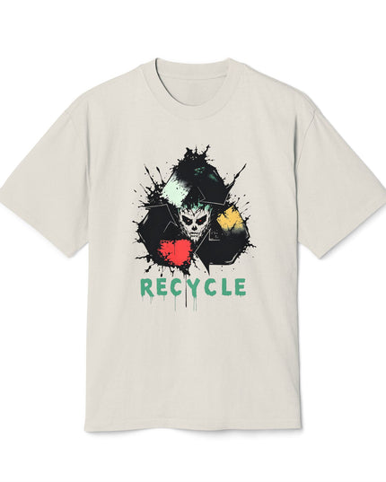 The 'Recycle More Humans' v2 T-Shirt, Eco-Friendly Graphic Tee, Save the Earth Apparel, Sustainable Clothing, Upcycled Materials Shirt