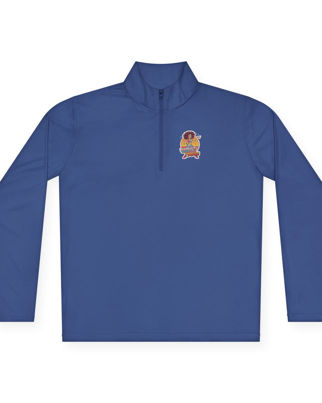 The 'Workout Like The 1980s' Workout Girl Quarter-Zip Pullover