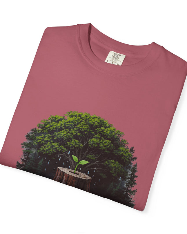 The  'Save The Trees!'  Crying Trees Unisex Garment-Dyed T-shirt