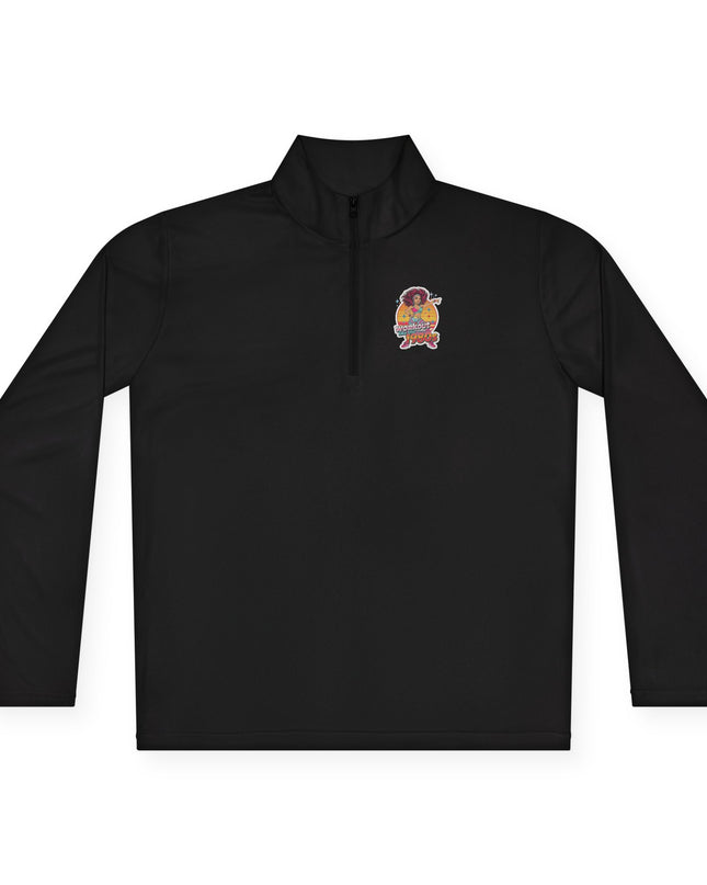 The 'Workout Like The 1980s' Workout Girl Quarter-Zip Pullover