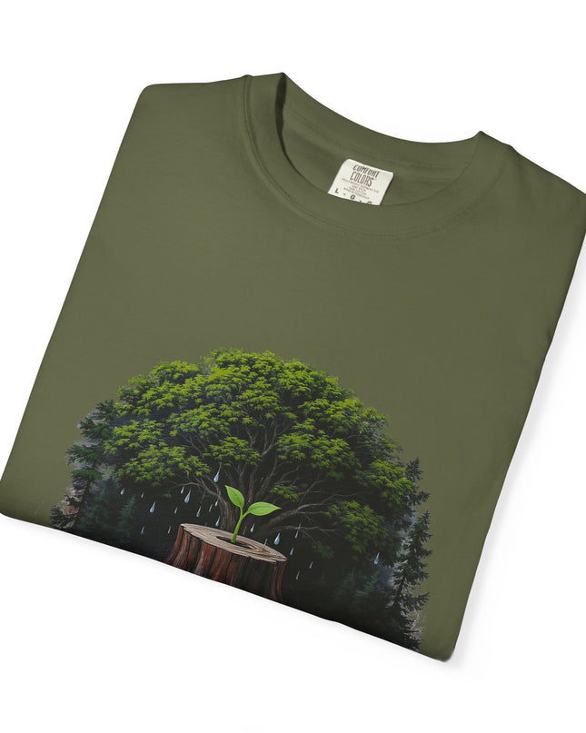 The  'Save The Trees!'  Crying Trees Unisex Garment-Dyed T-shirt