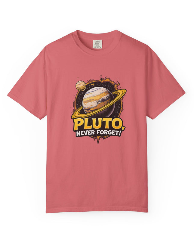 The 'Pluto, Never Forget!' Cart  Unisex Garment-Dyed T-shirt