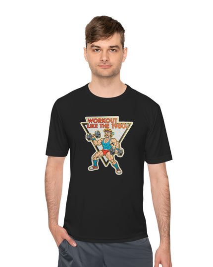 The 'Workout Like The 1980s' Muscle Man Workout Shirt