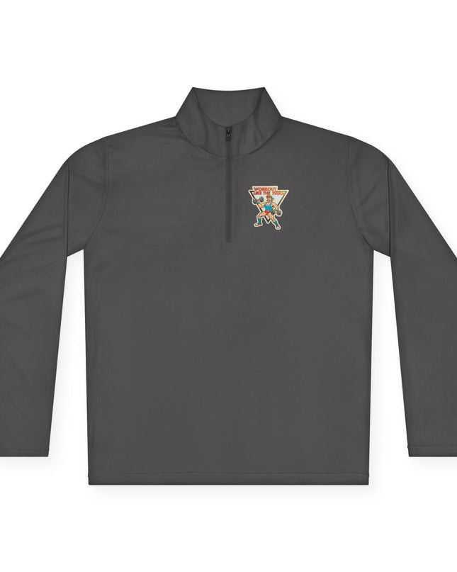 The 'Workout Like The 1980s' Muscle Man Quarter-Zip Pullover
