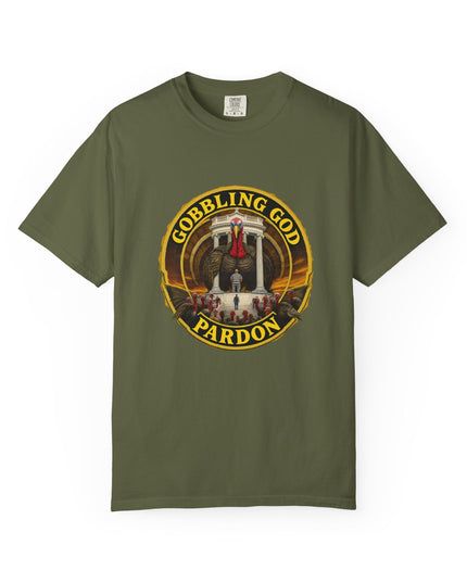 Gobbling God Pardon Thanksgiving Tee
