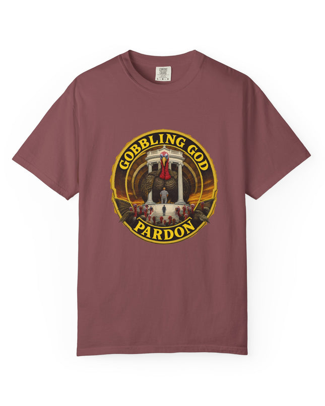 Gobbling God Pardon Thanksgiving Tee
