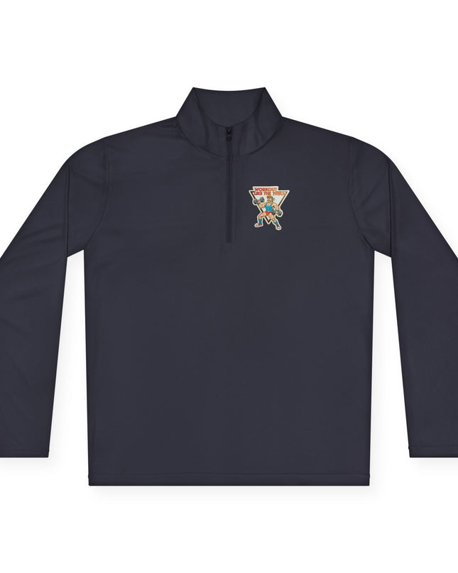 The 'Workout Like The 1980s' Muscle Man Quarter-Zip Pullover