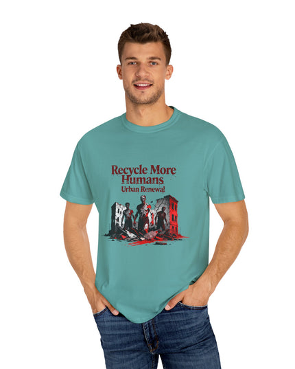 Recycle More Humans v3 Cart Tee