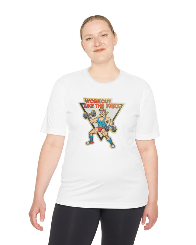 The 'Workout Like The 1980s' Muscle Man Workout Shirt
