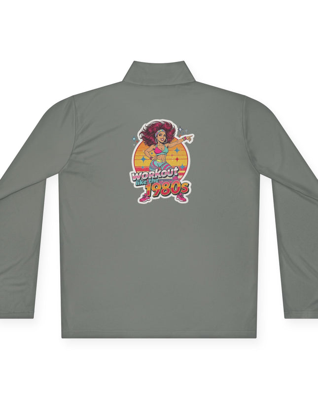 The 'Workout Like The 1980s' Workout Girl Quarter-Zip Pullover