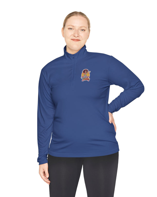 The 'Workout Like The 1980s' Workout Girl Quarter-Zip Pullover