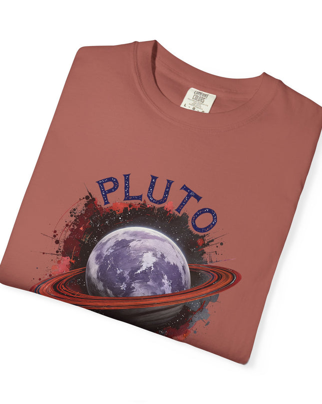 The 'Pluto, Never Forget!' Dram  Unisex Garment-Dyed T-shirt