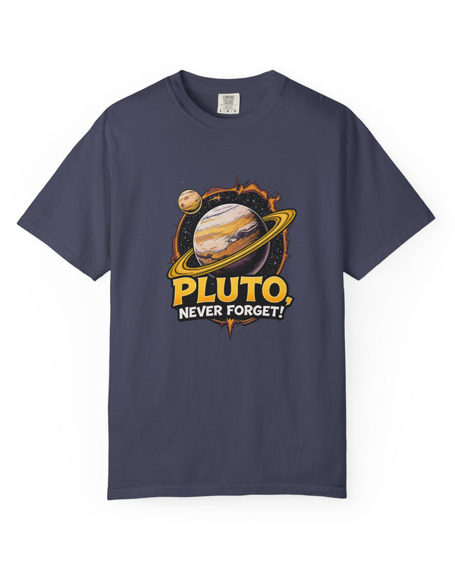 The 'Pluto, Never Forget!' Cart  Unisex Garment-Dyed T-shirt