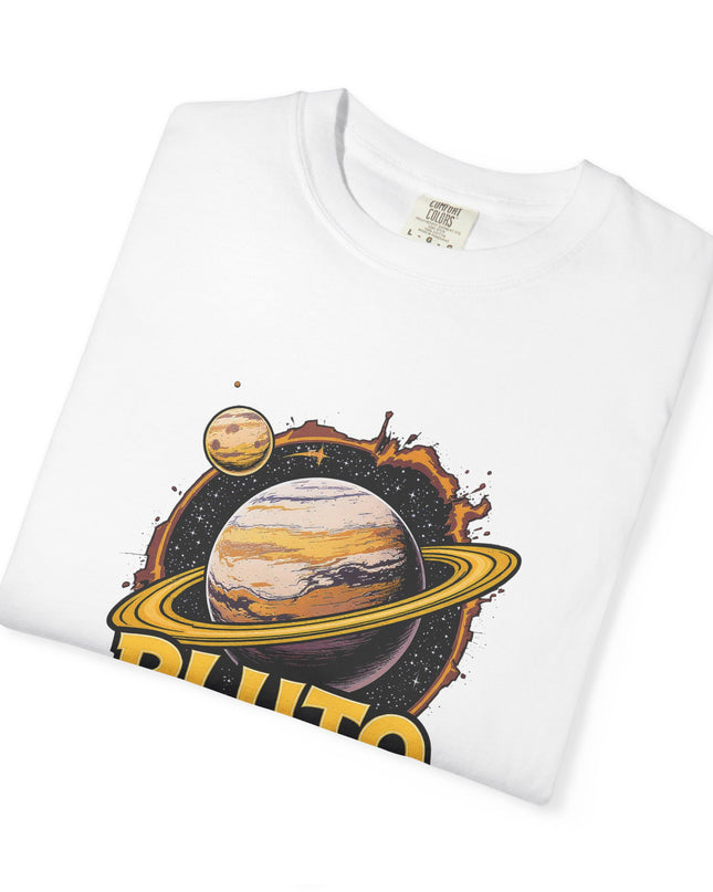 The 'Pluto, Never Forget!' Cart  Unisex Garment-Dyed T-shirt