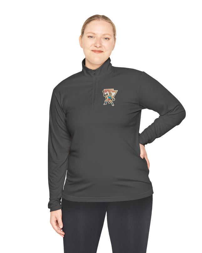 The 'Workout Like The 1980s' Muscle Man Quarter-Zip Pullover