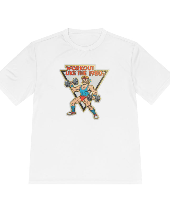 The 'Workout Like The 1980s' Muscle Man Workout Shirt