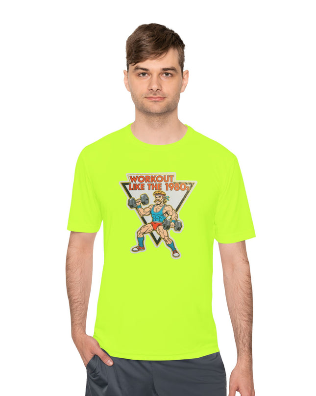 The 'Workout Like The 1980s' Muscle Man Workout Shirt