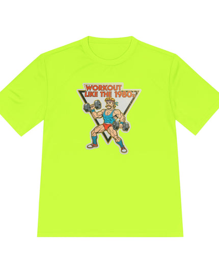 The 'Workout Like The 1980s' Muscle Man Workout Shirt