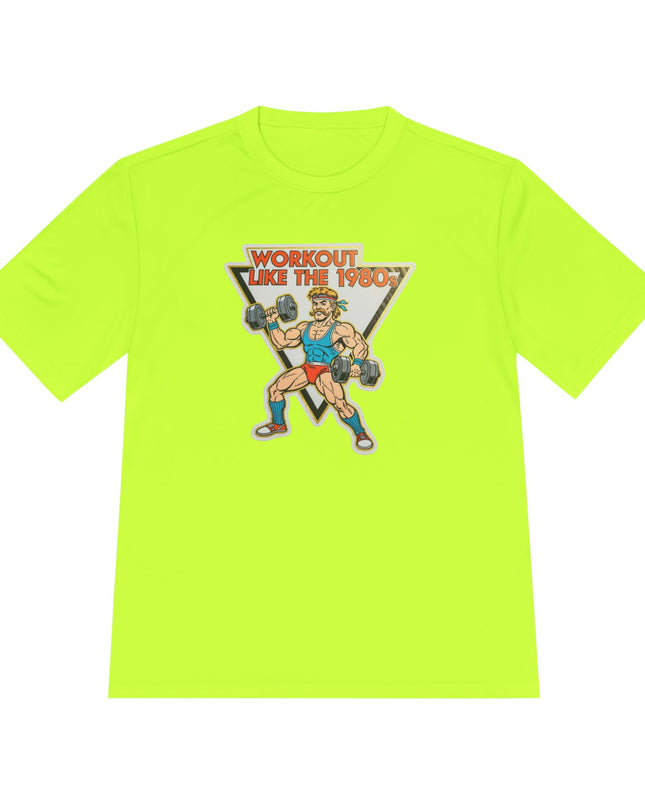 The 'Workout Like The 1980s' Muscle Man Workout Shirt