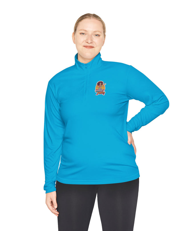 The 'Workout Like The 1980s' Workout Girl Quarter-Zip Pullover