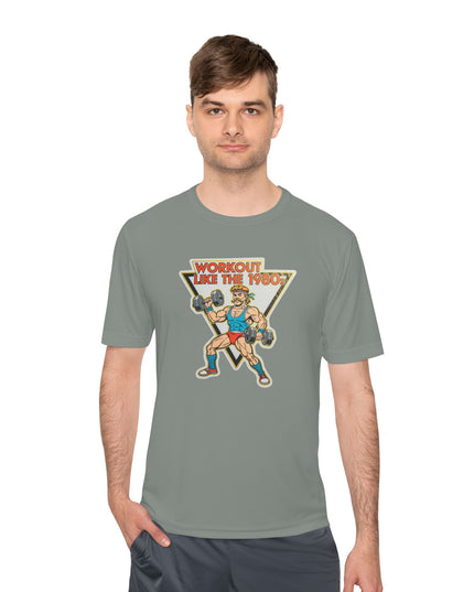 The 'Workout Like The 1980s' Muscle Man Workout Shirt