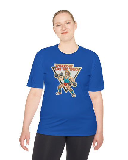 The 'Workout Like The 1980s' Muscle Man Workout Shirt