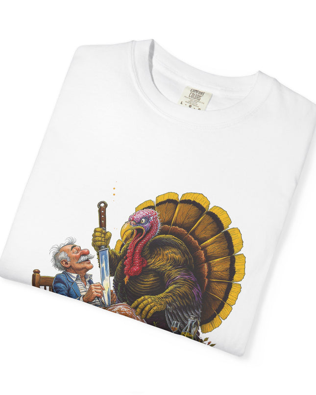Gobbling God Eats Thanksgiving Dinner Thanksgiving Tee