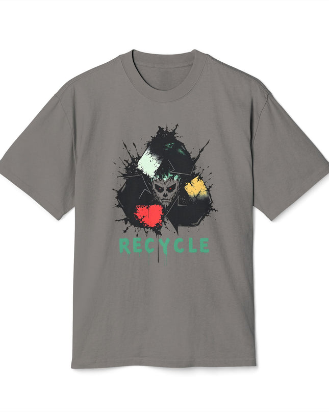 The 'Recycle More Humans' v2 T-Shirt, Eco-Friendly Graphic Tee, Save the Earth Apparel, Sustainable Clothing, Upcycled Materials Shirt