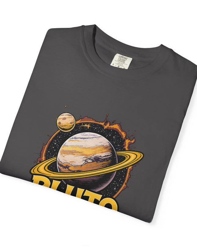 The 'Pluto, Never Forget!' Cart  Unisex Garment-Dyed T-shirt