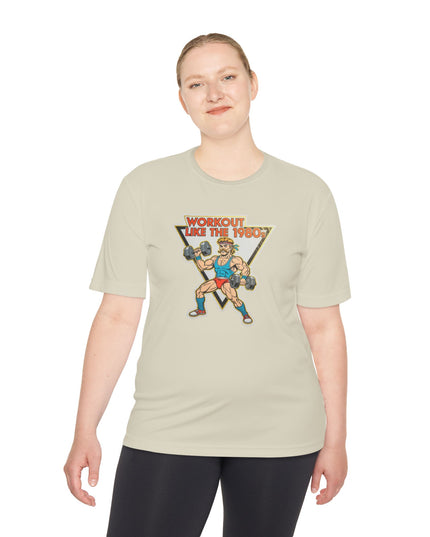 The 'Workout Like The 1980s' Muscle Man Workout Shirt