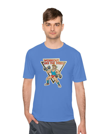 The 'Workout Like The 1980s' Muscle Man Workout Shirt