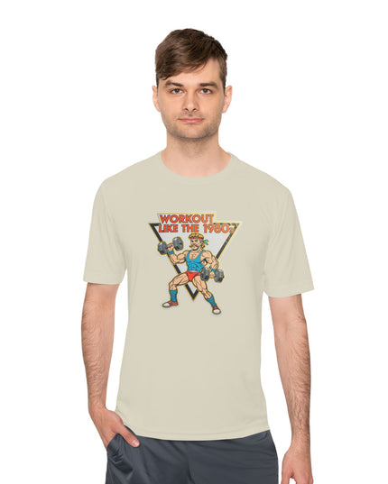 The 'Workout Like The 1980s' Muscle Man Workout Shirt