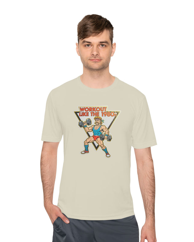 The 'Workout Like The 1980s' Muscle Man Workout Shirt