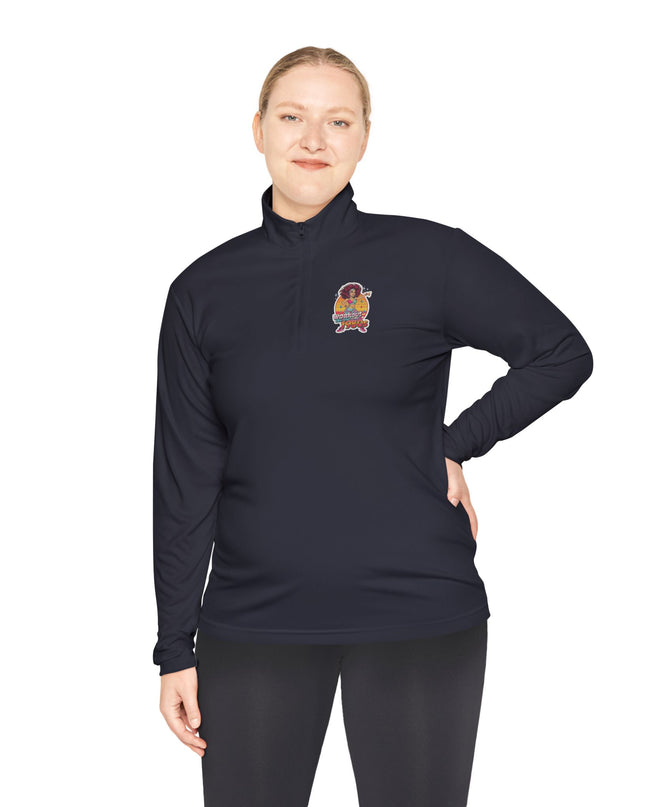 The 'Workout Like The 1980s' Workout Girl Quarter-Zip Pullover