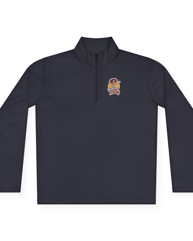 The 'Workout Like The 1980s' Workout Girl Quarter-Zip Pullover