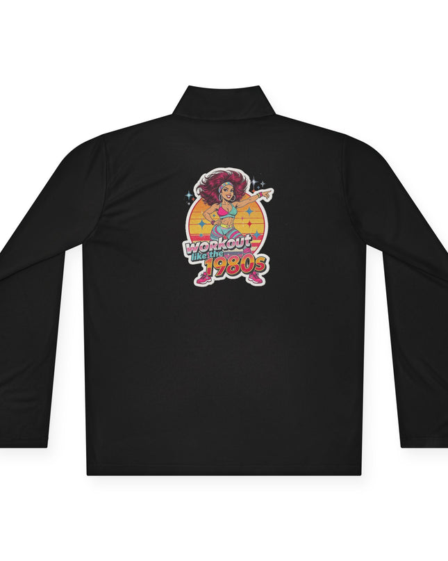 The 'Workout Like The 1980s' Workout Girl Quarter-Zip Pullover