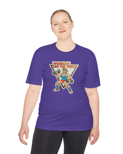 The 'Workout Like The 1980s' Muscle Man Workout Shirt