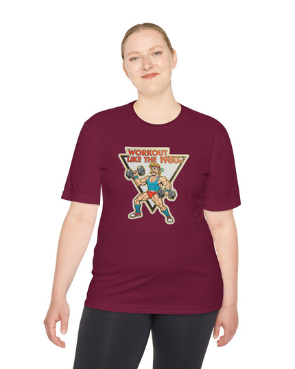 The 'Workout Like The 1980s' Muscle Man Workout Shirt